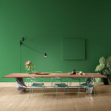 Charger l'image dans la galerie, Baleri Italia Fratino, Esstisch mit Glasplatte & Aluminiumgestell