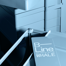 Carica l'immagine nel visualizzatore di Gallery, B-Line Boby B23 Büro Rollcontainer S mit 3 Schwenkfächern, Design Joe Colombo