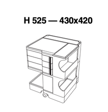 Carica l'immagine nel visualizzatore di Gallery, B-Line Boby B23 Büro Rollcontainer S mit 3 Schwenkfächern, Design Joe Colombo