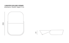 Lade das Bild in den Galerie-Viewer, Schlafsofa Up Lift von Prostoria – Design trifft Funktion