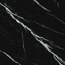 Charger l'image dans la galerie, Knoll Saarinen Esstisch – Ovaler Tulip Table 198x121 cm mit Nero Marquina Marmor & schwarzem Fuß