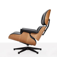 Load the image into the gallery viewer, Vitra Lounge Chair (neue Maße) Leder Premium F, schwarz