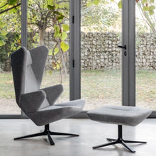 Carica l'immagine nel visualizzatore di Gallery, Trifidae Sessel – Drehbarer Designer-Sessel mit floraler Geometrie