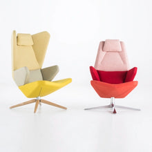 Carica l'immagine nel visualizzatore di Gallery, Trifidae Sessel – Drehbarer Designer-Sessel mit floraler Geometrie