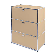 Afbeelding in Gallery-weergave laden, USM Haller Bücherregal, mit 3 Klappen B773 x H1090x T373mm - 14 Farben