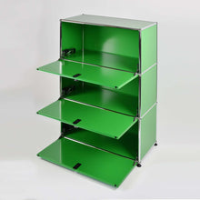 Afbeelding in Gallery-weergave laden, USM Haller Bücherregal, mit 3 Klappen B773 x H1090x T373mm - 14 Farben