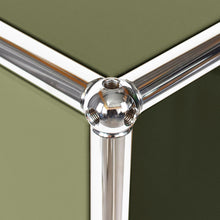 Lade das Bild in den Galerie-Viewer, USM Haller Sideboard mit vier Klappen B1523 x H740 x T373mm - Olivgrün