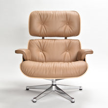 Load the image into the gallery viewer, Vitra Eames Lounge Chair Sessel & Ottoman XL (neue Maße) Palisander, Leder Caramel