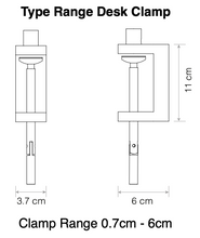 Lade das Bild in den Galerie-Viewer, Anglepoise® Type 75 Lamp with Desk Clamp / Schreibtischleuchte, Klemmleuchte & weitere Farben