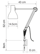 Lade das Bild in den Galerie-Viewer, Anglepoise® Type 75 Lamp with Desk Clamp / Schreibtischleuchte, Klemmleuchte & weitere Farben