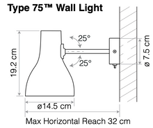 Load the image into the gallery viewer, Anglepoise® Type 75 Wall Light / Wandeuchte & weitere Farben