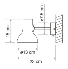 Lade das Bild in den Galerie-Viewer, Anglepoise® Type 75 Mini Metallic Wall Light / Mini Wandleuchte & weitere Farben