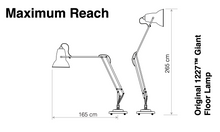 Lade das Bild in den Galerie-Viewer, Anglepoise® Original 1227 Giant Floor Lamp / Maxi Stehlampe & weitere Farben