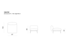 Lade das Bild in den Galerie-Viewer, Prostoria - Sofa Echo (modulares Sofas)