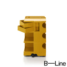 Load the image into the gallery viewer, B-Line - Boby B35 office pedestal with 5 swivel compartments, design Joe Colombo