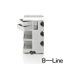 Afbeelding in Gallery-weergave laden, B-Line Boby B32 Büro Rollcontainer mit 2 Schwenkfächern, Design Joe Colombo