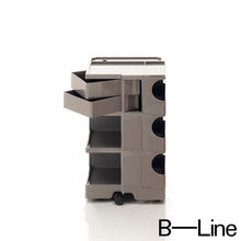 Afbeelding in Gallery-weergave laden, B-Line Boby B32 Büro Rollcontainer mit 2 Schwenkfächern, Design Joe Colombo