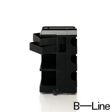 Load the image into the gallery viewer, B-Line - Boby B35 office pedestal with 5 swivel compartments, design Joe Colombo