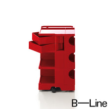 Afbeelding in Gallery-weergave laden, B-Line Boby B32 Büro Rollcontainer mit 2 Schwenkfächern, Design Joe Colombo