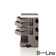 Load the image into the gallery viewer, B-Line - Boby B34 office pedestal with 4 swivel compartments, design Joe Colombo