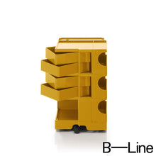 Load the image into the gallery viewer, B-Line - Boby B34 office pedestal with 4 swivel compartments, design Joe Colombo