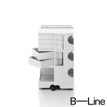 Load the image into the gallery viewer, B-Line - Boby B35 office pedestal with 5 swivel compartments, design Joe Colombo