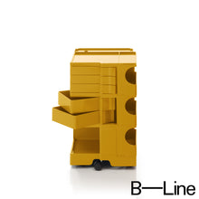 Load the image into the gallery viewer, B-Line - Boby B35 office pedestal with 5 swivel compartments, design Joe Colombo