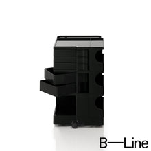 Load the image into the gallery viewer, B-Line - Boby B35 office pedestal with 5 swivel compartments, design Joe Colombo