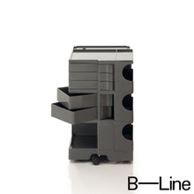 Load the image into the gallery viewer, B-Line - Boby B35 office pedestal with 5 swivel compartments, design Joe Colombo
