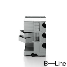 Load the image into the gallery viewer, B-Line - Boby B35 office pedestal with 5 swivel compartments, design Joe Colombo