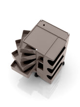 Load the image into the gallery viewer, B-Line - Boby B34 office pedestal with 4 swivel compartments, design Joe Colombo