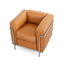 Load the image into the gallery viewer, Cassina Le Corbusier LC2 Sessel, Leder Scozia X