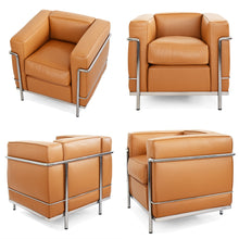 Load the image into the gallery viewer, Cassina Le Corbusier LC2 Sessel, Leder Scozia X