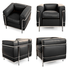 Load the image into the gallery viewer, Cassina Le Corbusier LC2 Sessel, Leder Scozia X