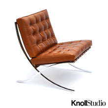Load the image into the gallery viewer, Knoll - Barcelona Relax armchair, design Ludwig Mies van der Rohe