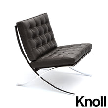 Load the image into the gallery viewer, Knoll - Barcelona Relax armchair, design Ludwig Mies van der Rohe
