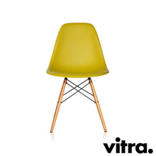 Load the image into the gallery viewer, Vitra – Eames Plastic Side Chair DSW, maple base, yellowish & other colors