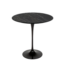 Load the image into the gallery viewer, Knoll Saarinen Tulip Beistelltisch schwarz, rund ø 51 cm