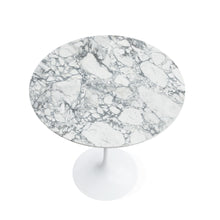 Load the image into the gallery viewer, Knoll Saarinen Tulip Beistelltisch weiss, rund ø 51 cm