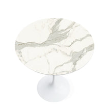 Load the image into the gallery viewer, Knoll Saarinen Tulip Beistelltisch weiss, rund ø 51 cm