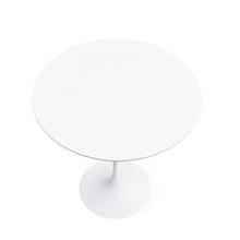 Load the image into the gallery viewer, Knoll Saarinen Tulip Beistelltisch weiss, rund ø 51 cm