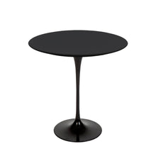 Load the image into the gallery viewer, Knoll Saarinen Tulip Beistelltisch schwarz, rund ø 51 cm
