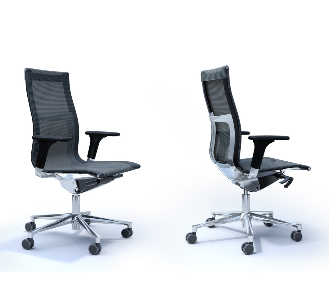 ICF Office Una Plus HD - Design Bürostuhl mit hoher Rückenlehne