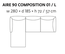 Afbeelding in Gallery-weergave laden, Prostoria Aire Sofa – Modulares Design trifft Leichtigkeit
