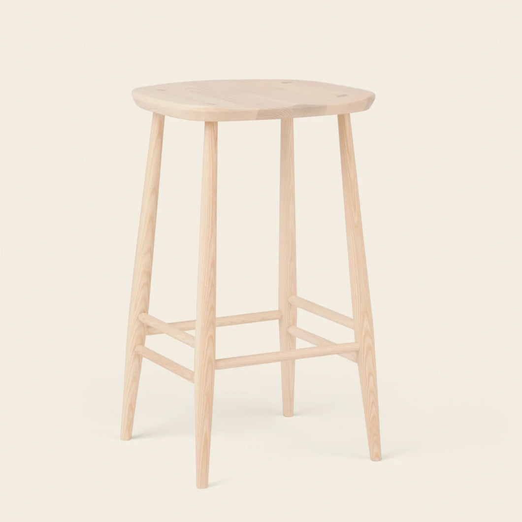 L.Ercolani Barhocker im Windsor Stil - Modell Utility Bar Stool