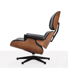 Charger l&#39;image dans la galerie, Vitra Lounge Chair (neue Maße) Leder Premium F, schwarz
