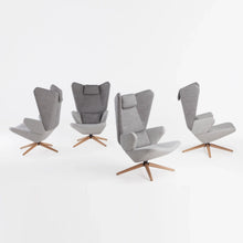 Carica l&#39;immagine nel visualizzatore di Gallery, Trifidae Sessel – Drehbarer Designer-Sessel mit floraler Geometrie
