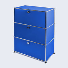 Afbeelding in Gallery-weergave laden, USM Haller Bücherregal, mit 3 Klappen B773 x H1090x T373mm - 14 Farben
