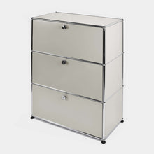 Afbeelding in Gallery-weergave laden, USM Haller Bücherregal, mit 3 Klappen B773 x H1090x T373mm - 14 Farben
