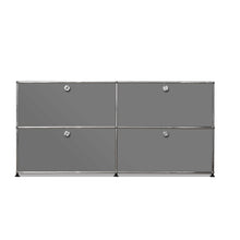 Lade das Bild in den Galerie-Viewer, USM Haller Sideboard M mit vier Klapptüren B1523 x H740 x T373mm
